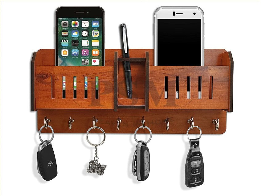 Luxury wooden keychain & Mobile Holder