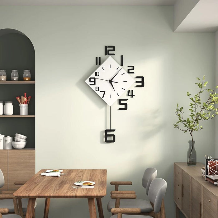 Modern Design Nordic Style Living Room Wall Clock