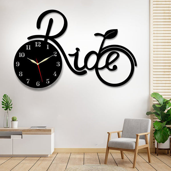 Premium Wooden Ride Wall Clock