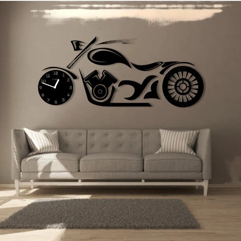 MOTORBIKE THEME CLOCK